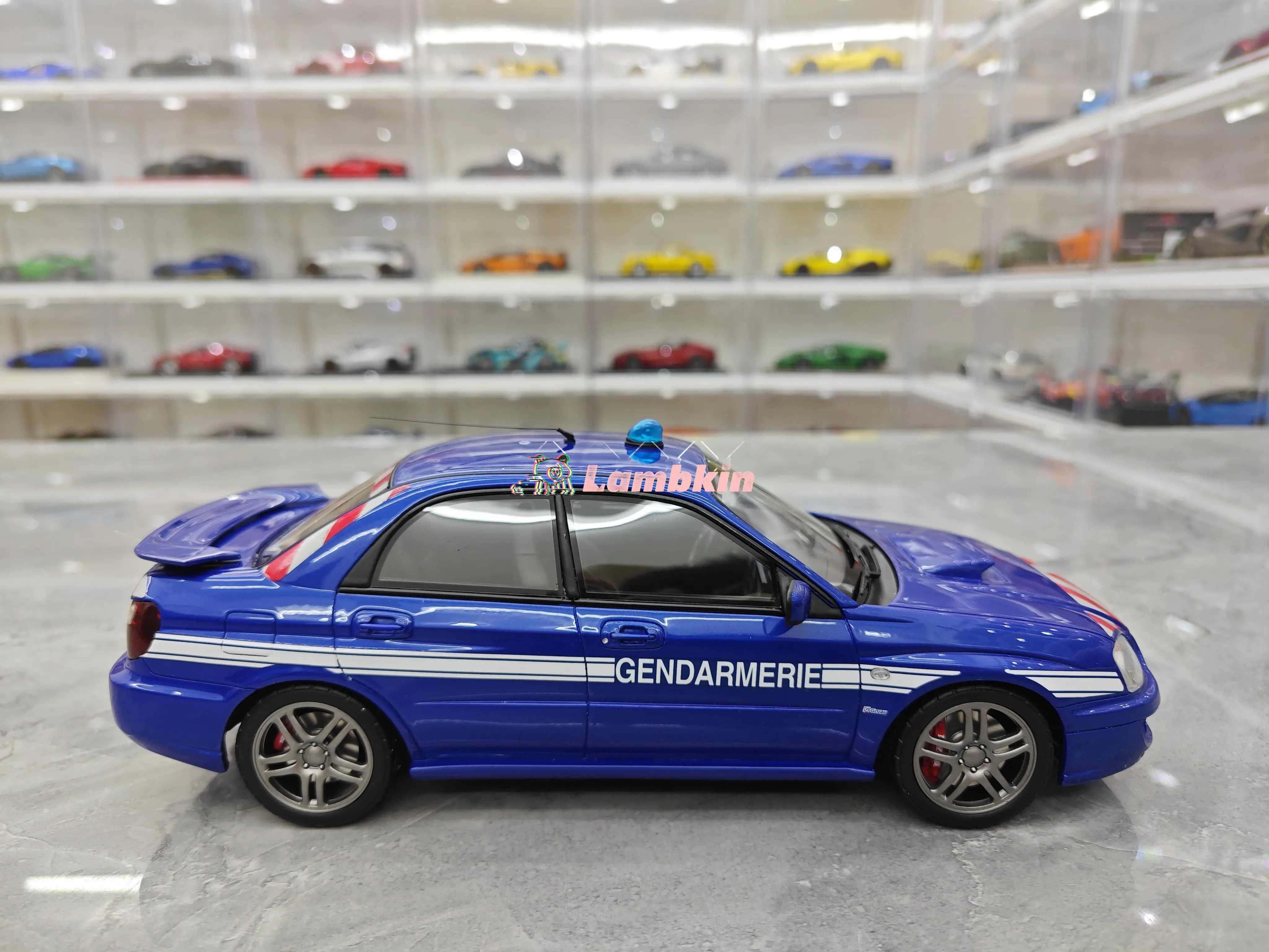 OTTO 1/18 IMPREZA STI WRX модель безопасного автомобиля из смолы украшение нельзя открывать