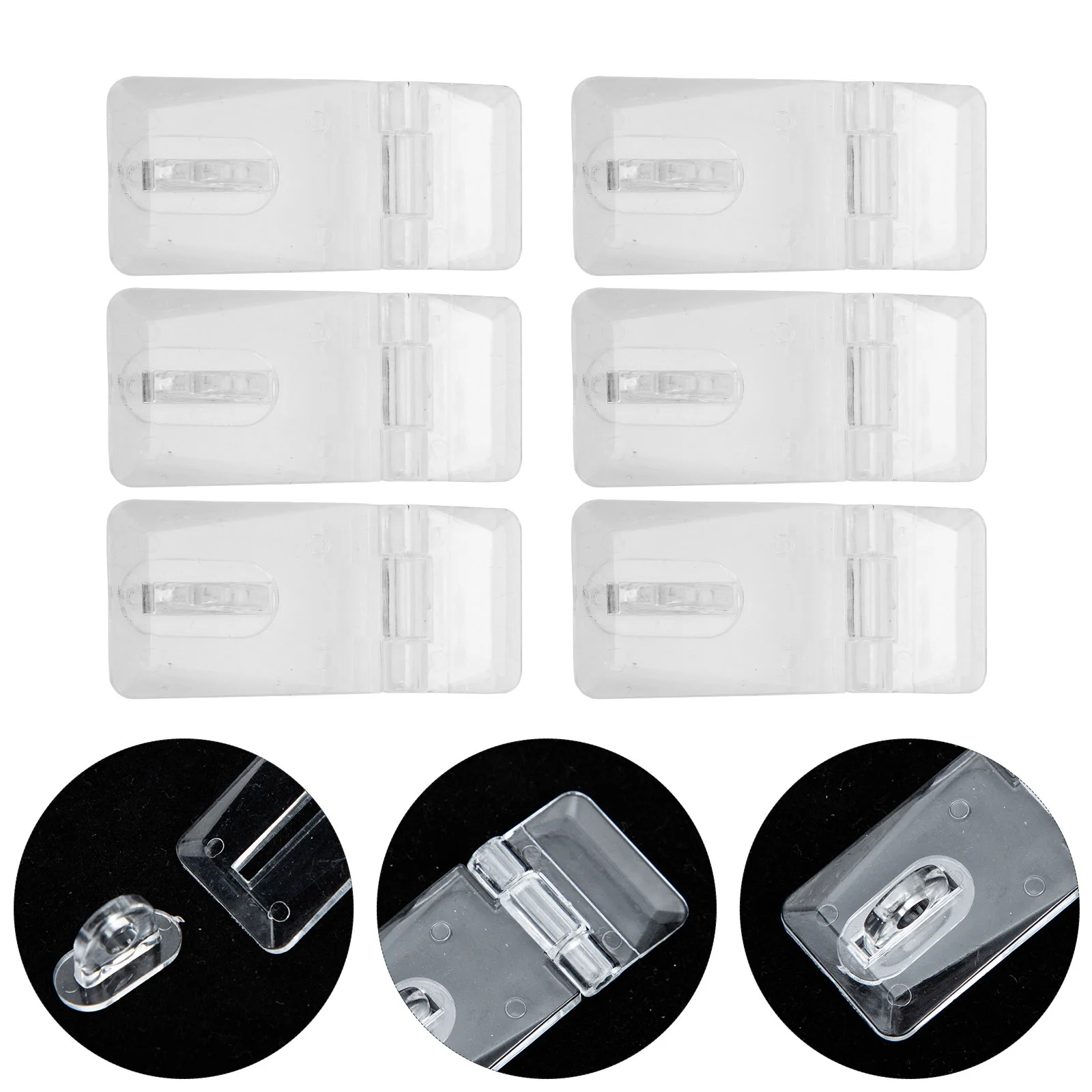 

Hinge Hasp Hasp Buckle Box Clear Hinge Hasp Lock 20pcs