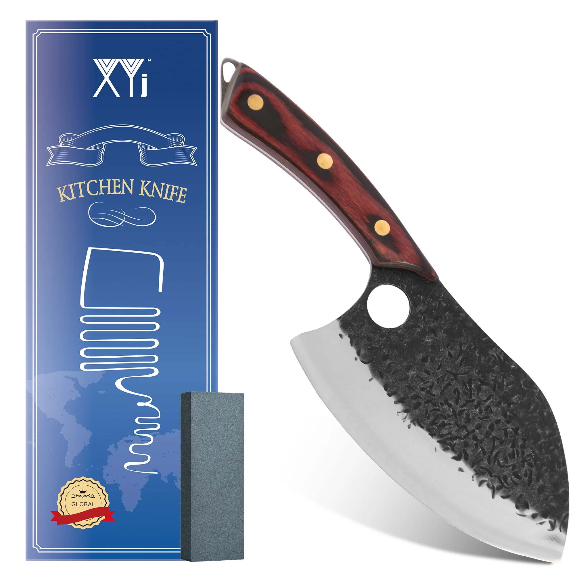 

Handmade Butcher Knife Wide Blade Stainless Steel Kitchen Knife Cleaver Chopping Knives Forged Chinese Chef Knife Slaughter Tool