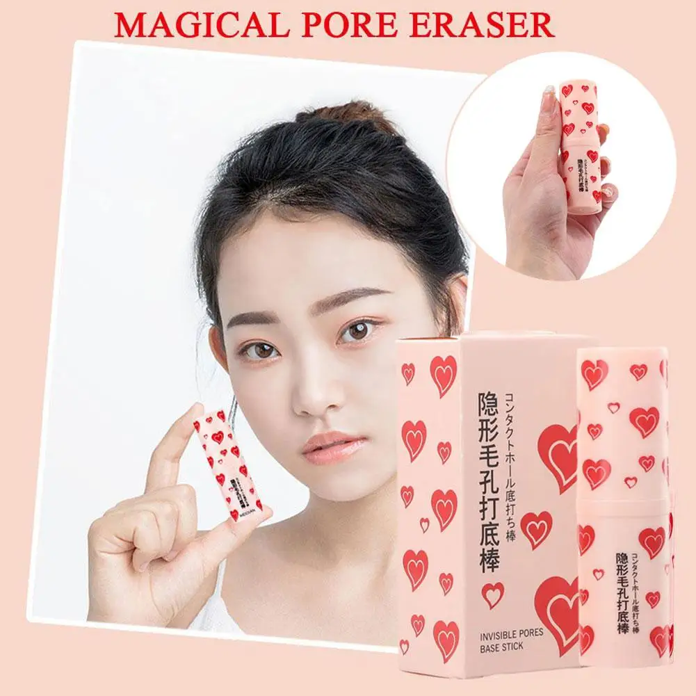 

Invisible Pore Primer Stick Pore Eraser Waterproof Primer Fine Makeup Makeup Face Primer Base Lines Isolation Smooth G4T2
