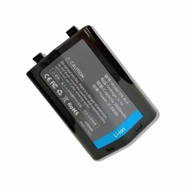 Фото Сменный аккумулятор ENEL4 ENEL4A емкостью 2800 мАч для фотоаппаратов Nikon D2H, D2Hs, D2X, D2Xs, D3, D3S, F6, зарядное устройство MH-21 №5