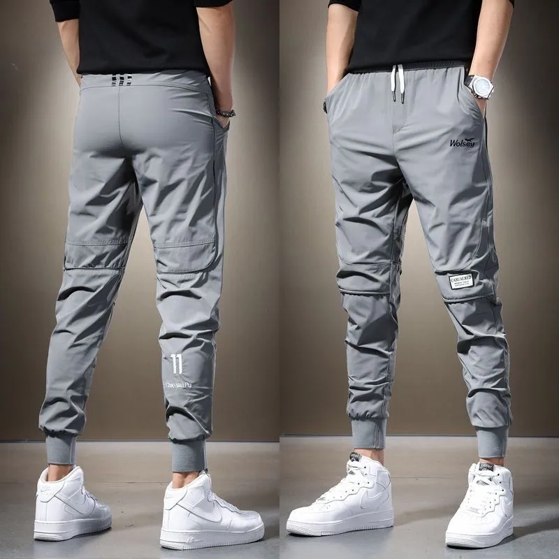 Golf Pants For Men 2023 Spring Summer Casual Sport Golf Trousers Golf Wear Man Thin Ice Silk Quick Dry Sweatpants Golf Clothing