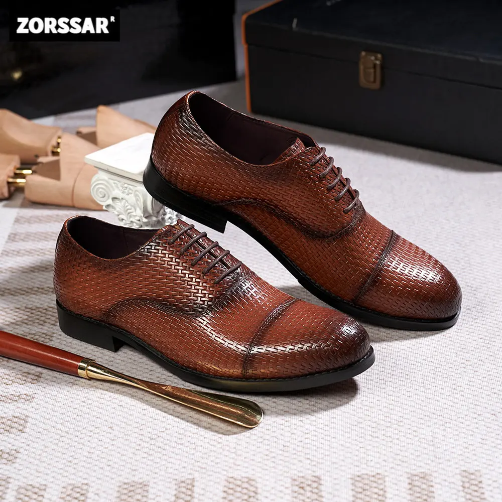 

2023 Italian Dress Shoes Men Wedding Party Shoes High Quality Casual Loafer Male Designer Flat Shoes Zapatos Hombre Plus Size 46