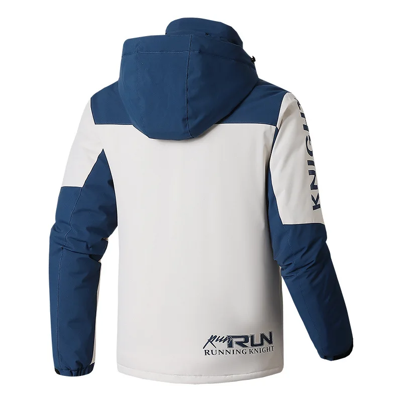

New Fashion Large Men's Cotton Padded Clothes Thickened Warm Cotton Padded Clothes Loose Cotton Padded Jacket Outdoor Clothes