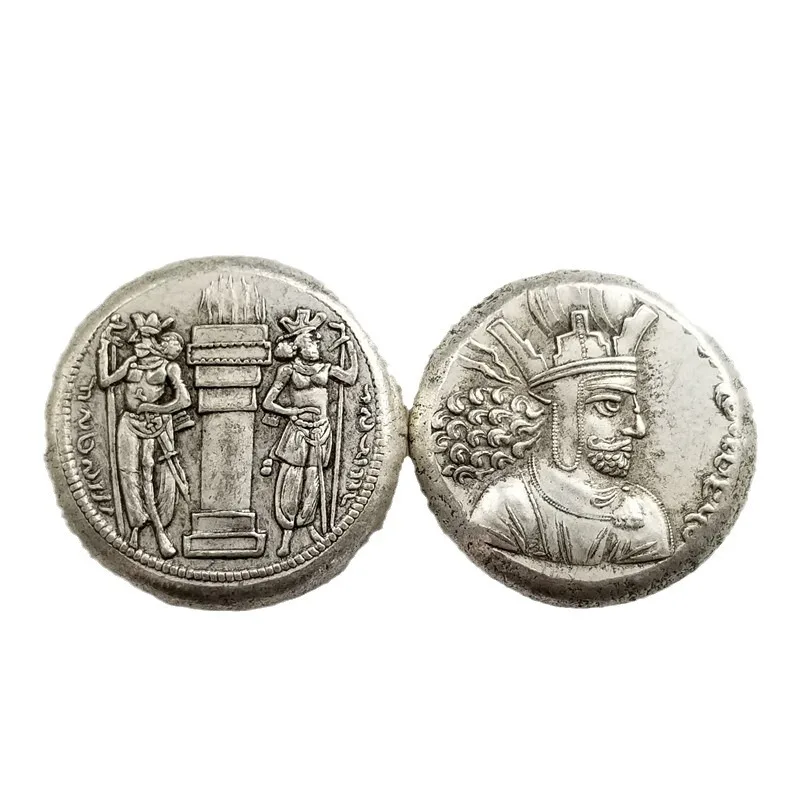 

Антикварные ремесла греческая монета медное покрытие серебро б/у Серебряный доллар Серебряный торт оптовая продажа 7017