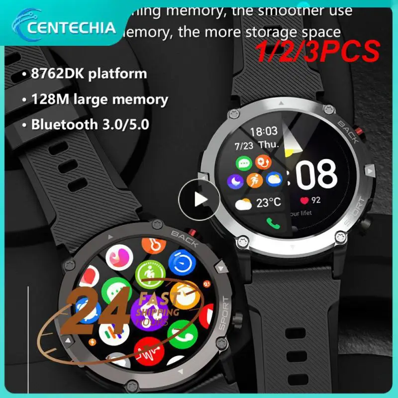 

1/2/3 шт., мужские Смарт-часы Canmixs 2023 с GPS