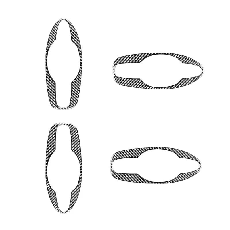 

Outer Handle Frame Trim Cover Sticker Decoration Carbon Fiber For Nissan X-Trail 2014-2018 Accessories