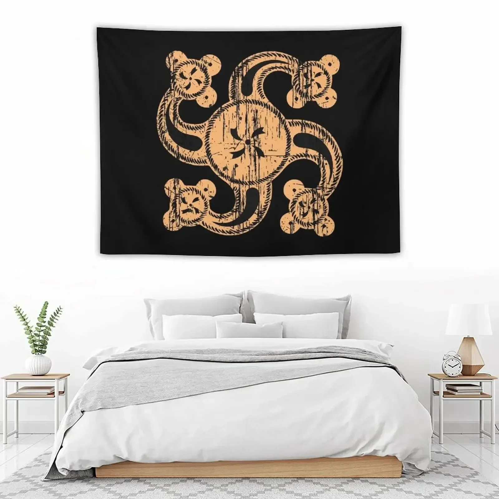 Гобелен с символом древнего молока эстетические украшения для комнаты украшение