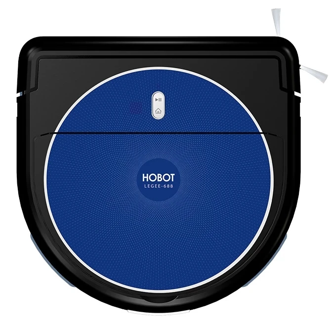 

Hobot 688 robot washing machine + vacuum cleaner 2 in 1 Control from the smartphone Automatic wet floor cleaning.
