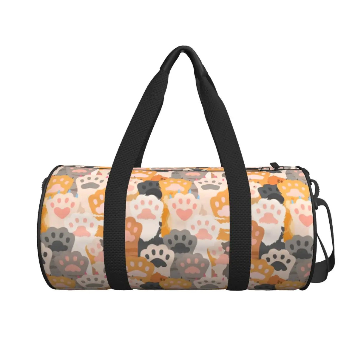 Красочная дорожная сумка с собачьей лапой мультяшная спортивная для плавания