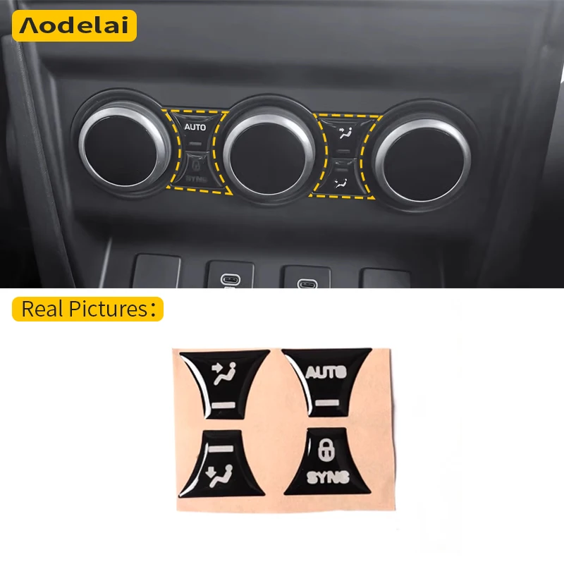 Для Land Rover Defender 90 110 2020-2025 автомобильный переключатель кондиционера переключатель люка на крыше задняя кнопка кондиционера наклейка