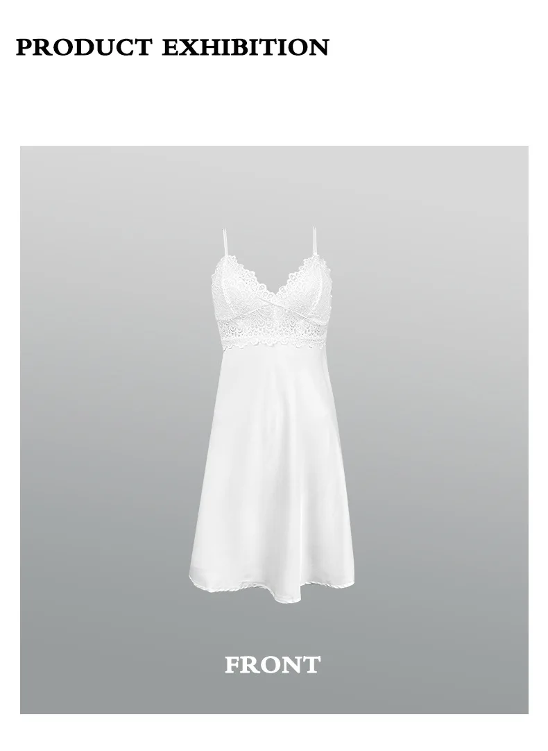 Женская летняя домашняя пижама сексуальная из вискозы Однотонная ночная рубашка