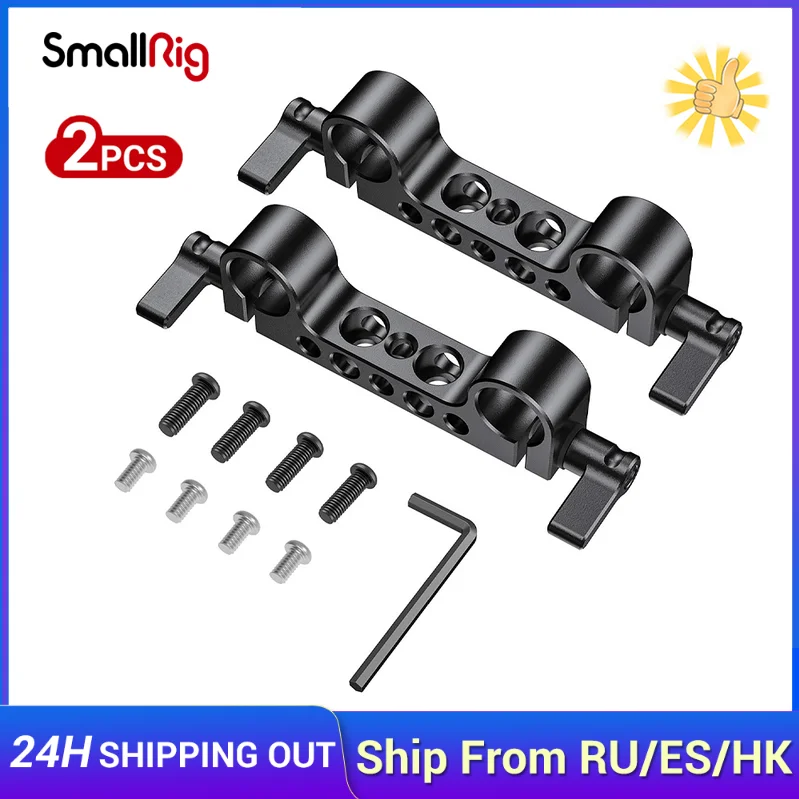

Наплечная направляющая для видеокамеры SmallRig DSLR 15 мм, направляющая 15 мм, рельсовый блок для непрерывного изменения фокусировки, крепление к ...