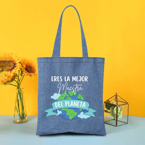 There Is No Teacher Like You Спасибо за обучаю меня Сумка на плечо с принтом Женские джинсовые сумки для покупок Женская сумка-тоут Подарок для учителя