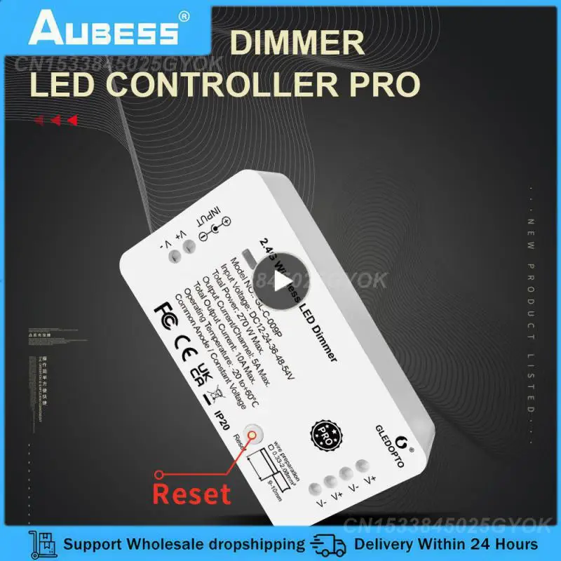 

1/2/3PCS Led Fringe Controller Tuya Smartthings App Smart Home Zigbee 3.0 Dimmer Rgbcct/rgbw Compatible With Hub