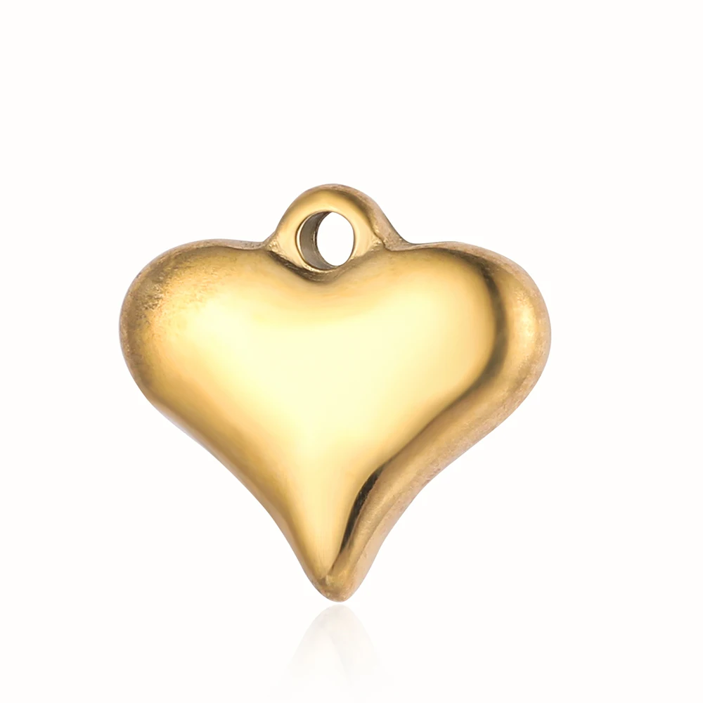 3 шт./лот подвески в форме сердца из нержавеющей стали для ключей