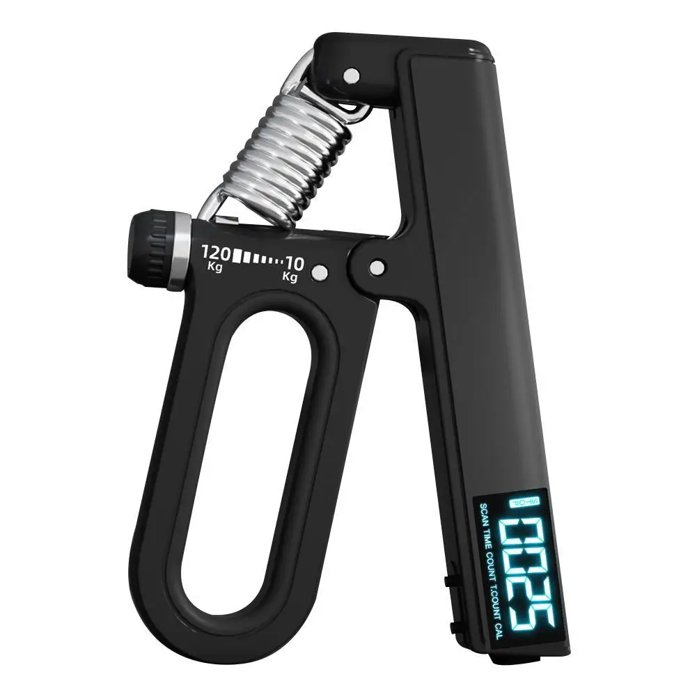 

1/3pcs Counting Hand Grip Strengthener 10-120KG Adjustable Electron Counting Gym Equipment Finger Wrist Exerciser Accessories