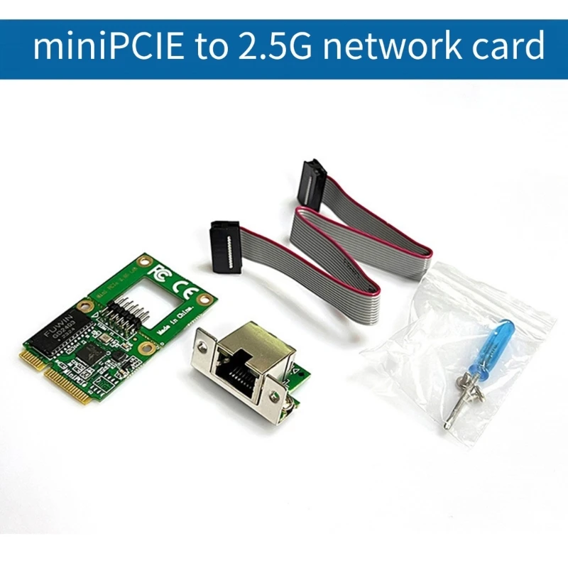 RTL8125B Mini Pcie 2.5Gigabit Ethernet Card Настольная сетевая карта с мягкой маршрутизацией
