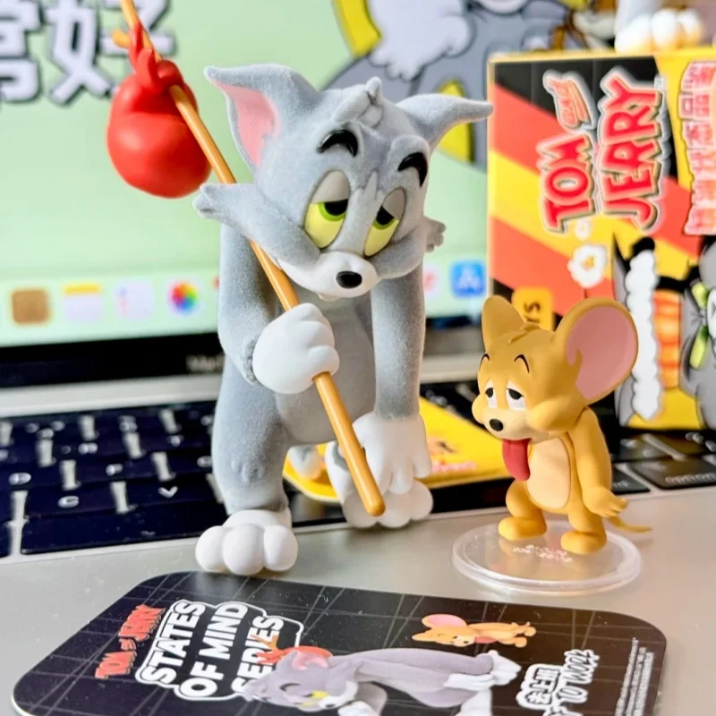 Фото Фигурка 52toys Том и Джерри из серии Blind Box: «Состояния духа» – Забавное украшение для рабочего стола и офиса, коллекция для офисных работников и пар. №2