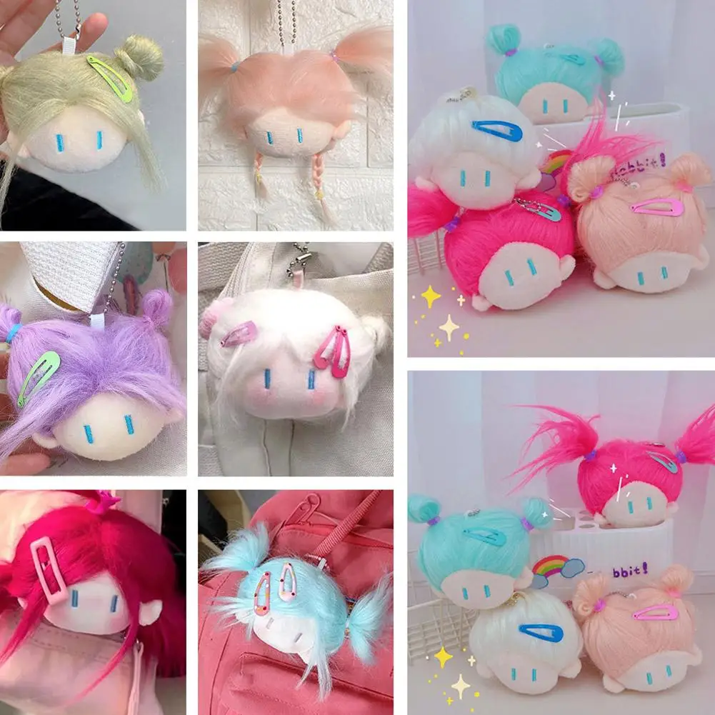 Забавная голова маруко лялька Fury хлопковая кукла кулон брелок подвеска