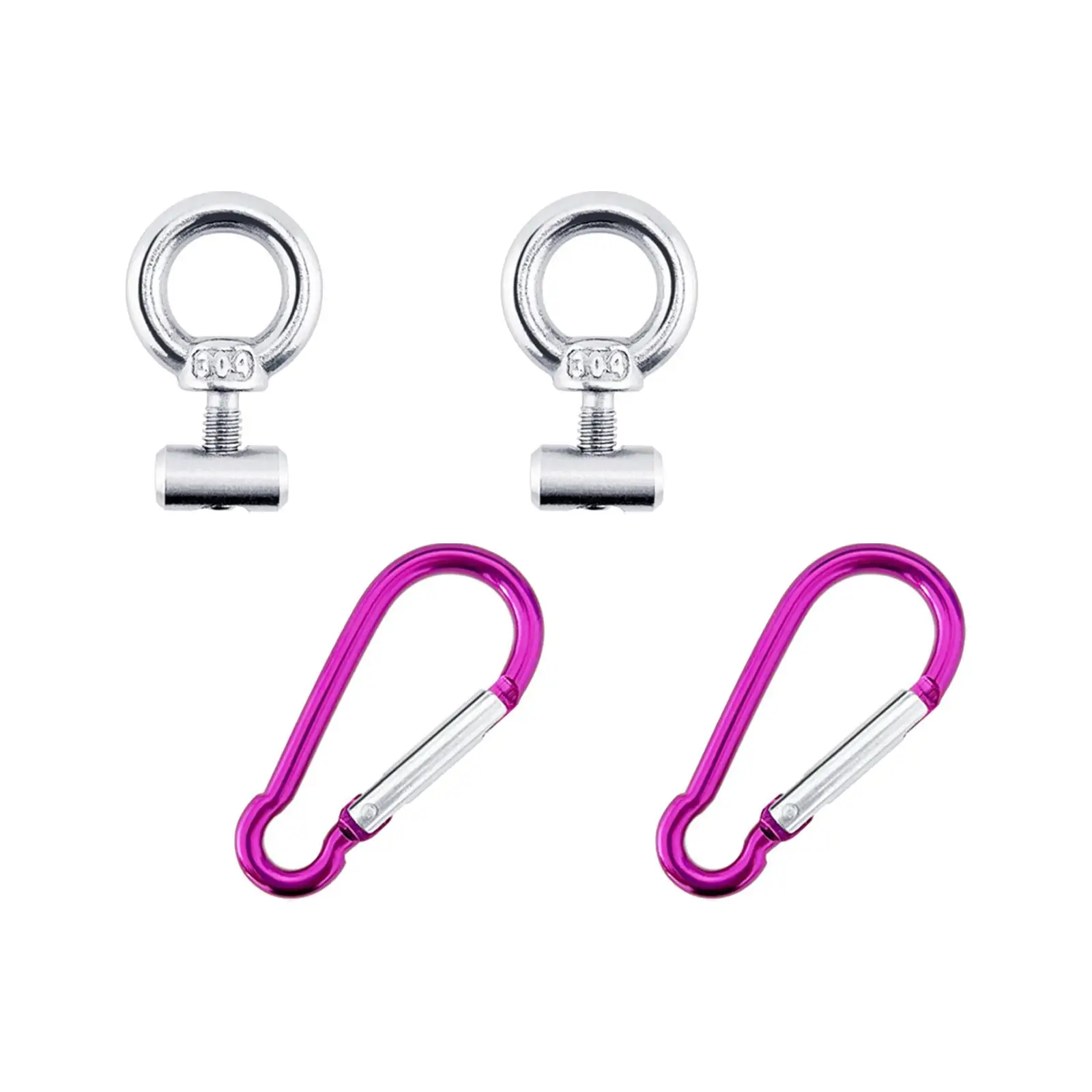 

M4 Lifting Eye Nuts Stainless Steel Carabiners Clips for Awning RV