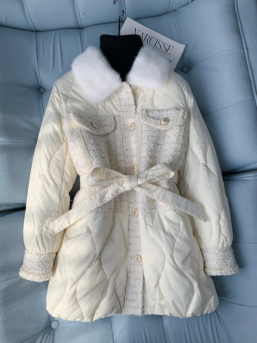 Меховой воротник из норки