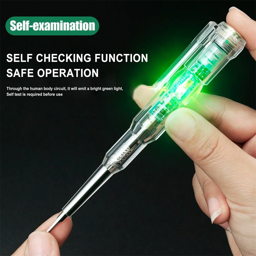 

Intelligent Voltage Tester Pen AC Non-contact Induction Test Pencil Voltmeter Power Detector Electrical Screwdriver Indicator