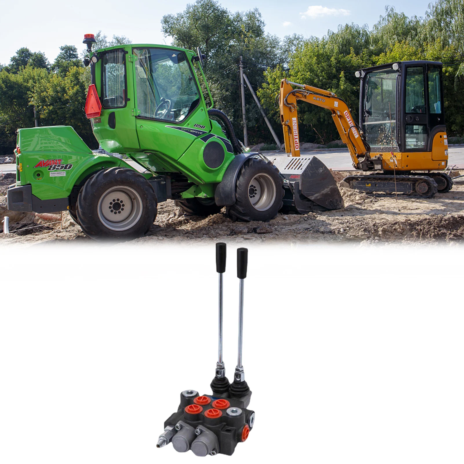 2 шпули P40 гидравлический Многофункциональный клапан управления направлением