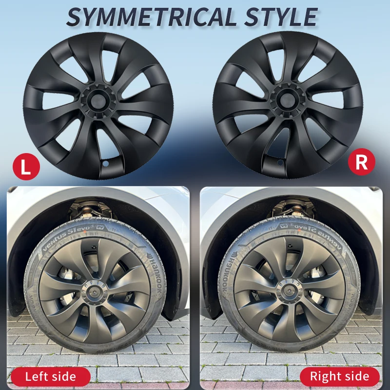 

4PCS Hub Cap For Tesla Model Y 2021 2023 Performance Replacement Wheel Cap 19 Inch Automobile Hubcap Full Cover Accessories