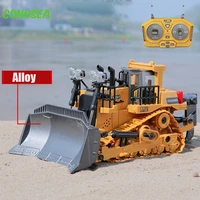 rc excavator bulldozer truck toys for boy 2 4g remote control dumper engineering vehicle tractor crawler birthday gift child
