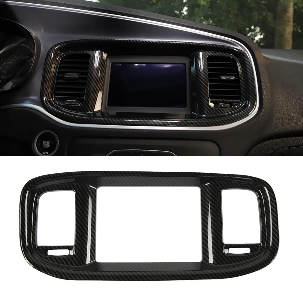 

Для Dodge Challenger/Charger 2015-2020 Durango 2014 + декоративная накладка на руль, отделка, наклейка, автомобильный аксессуар из АБС-углеродного волокна