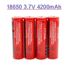 18650 литий-ионный аккумулятор 3,7 в, 4200 мАч, перезаряжаемый литий-ионный аккумулятор для внешнего аккумулятора