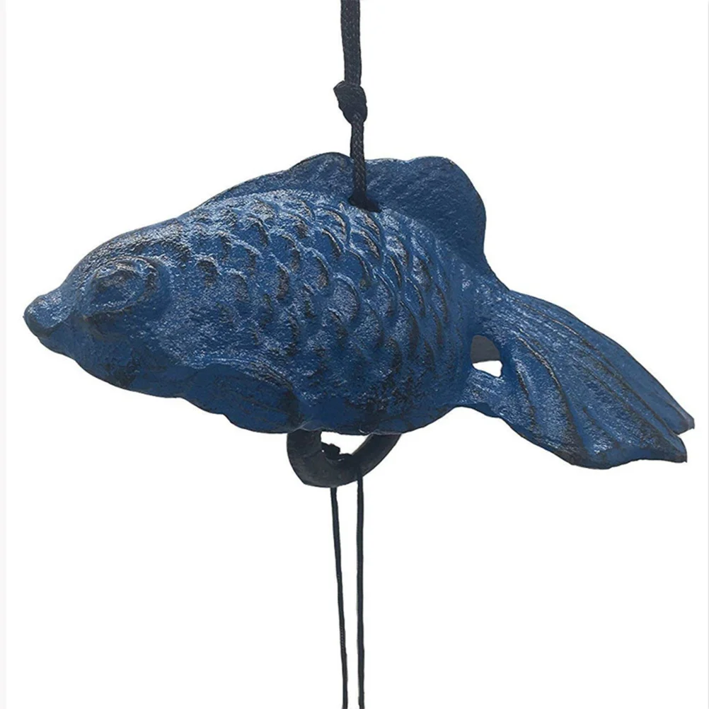 

Memorial Wind Chime Retro Wind Bell Ornament Wind Chime Household Chinese Fish Bell Traditional Doorbell Fish Wind Chime
