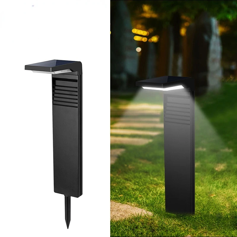 

New solar landscape garden Light Outdoor waterproof simple lawn Lighting Villa floor lamp