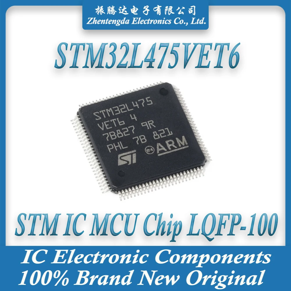 STM32L475VET6 STM32L475VE STM32L475V STM32L475 STM32L STM32 STM IC MCU Chip LQFP-100