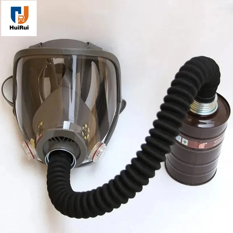 

A full set of 6800 respirator with 0.5m hose, fire mask with activated carbon filter, organic gas, chemicals, pesticide resin