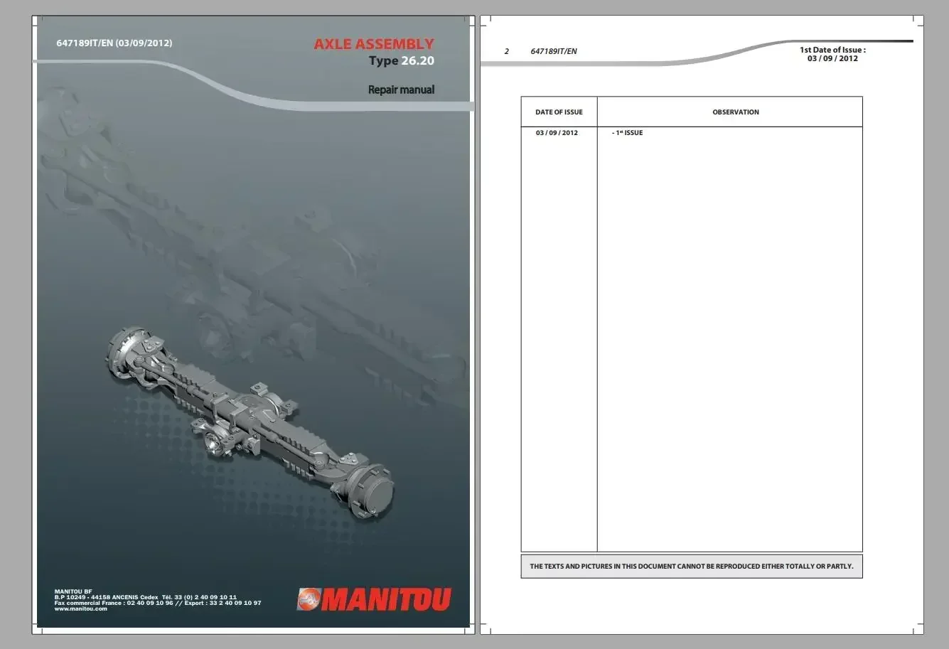 Фото TruckEPC3 Manitou Machinery 2,72 ГБ PDF немецкий язык 2022, руководство по ремонту DVD №3