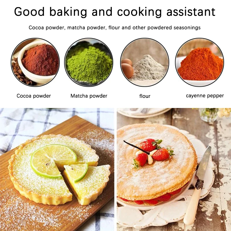 Искусственная какао-шоколадная мука из нержавеющей стали фотофильтры кухонные