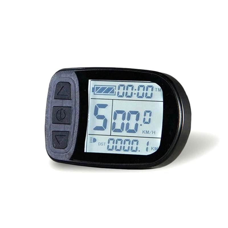 

1 Piece Bicycle LCD Display Meter With Quintessence KT-LCD5 LCD Meter/SM Connector Display For 24V 36V 48V