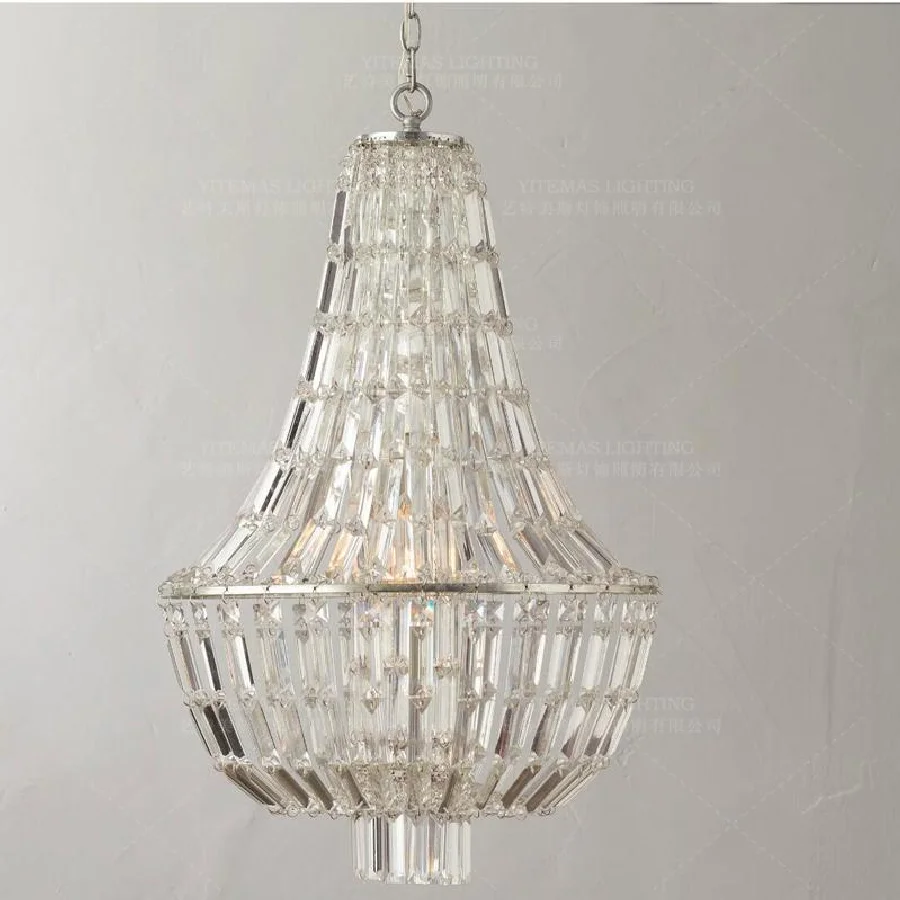 

Современная хрустальная люстра-фонарь, лампа, подвеска для столовой, кухни