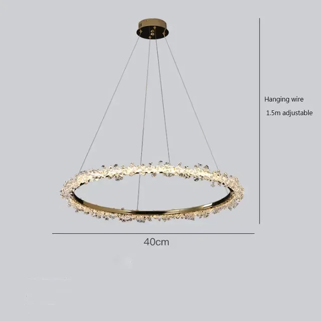 

Winfordo хрустальная кольцевая люстра 220В