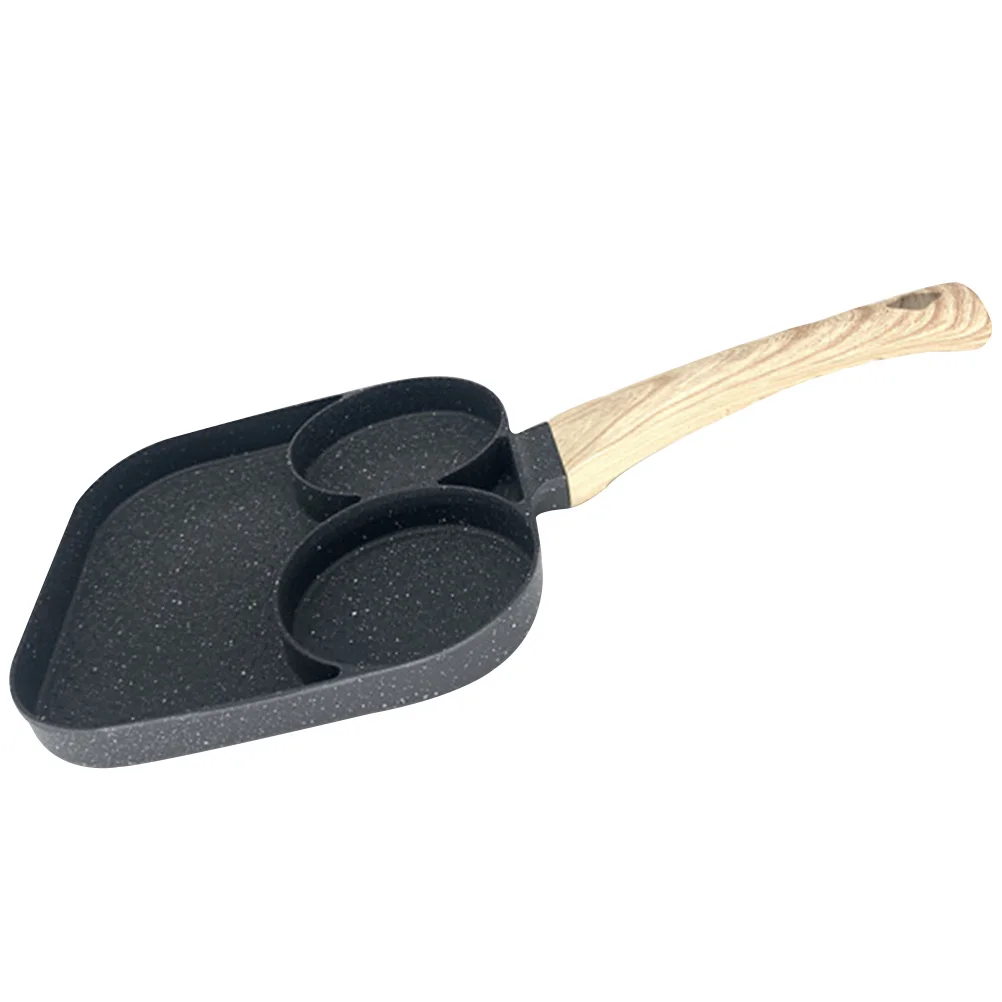 

Breakfast Pan 3-Section Fried Egg Pan Non-stick Omelette Ham Pancake Maker