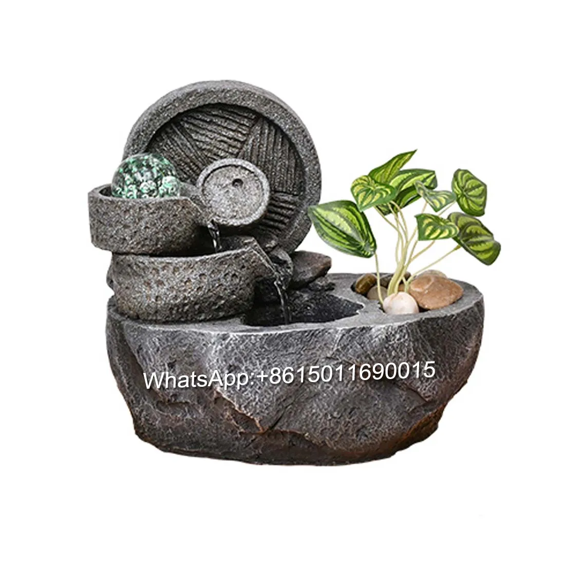 Декоративный фэн-шуй фонтан Рокери комнатный Настольный небольшой питьевой