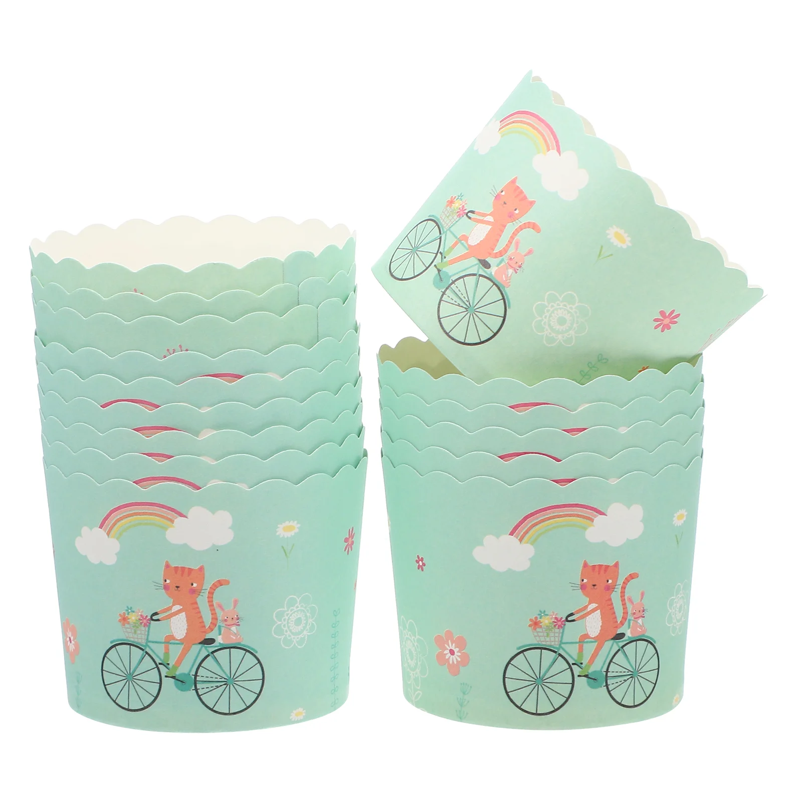 

100 шт., Бумажные Формочки для кексов