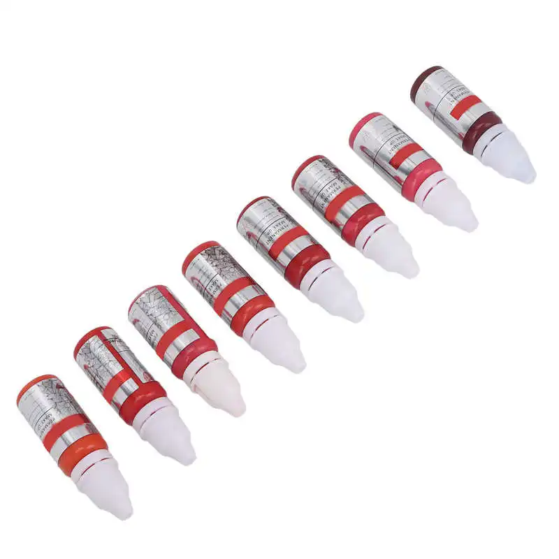 

Lips Practice Tattoo Ink Extrusion Bottle Type High Color Saturation Strong Permeability Lip Makeup Tattoo Ink for Tattoo