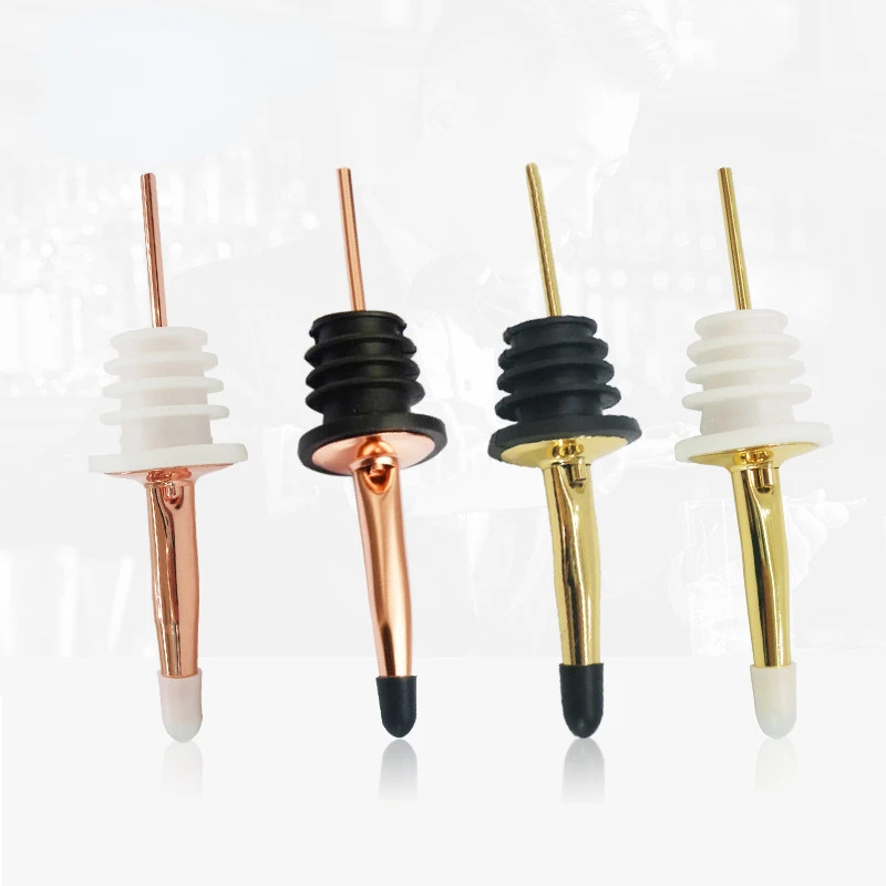 

1PC Stainless Steel Wine Olive Oil Pourer Dispenser Spout Glass Bottle Pourer Cap Spout Stopper Mouth Dispenser Bartender