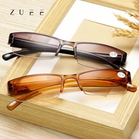 zuee new reading glasses unisex ultralight pc frame portable presbyopic eyeglasses high definition vision care eyewear 1 04 0