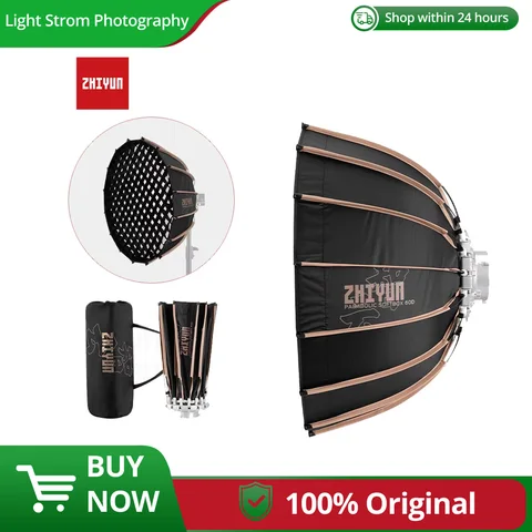 ZHIYUN EX1H06 60D параболический софтбокс видеолампа софтбокс Bowens крепление для Molus G60 X100 аксессуары для фотосъемки