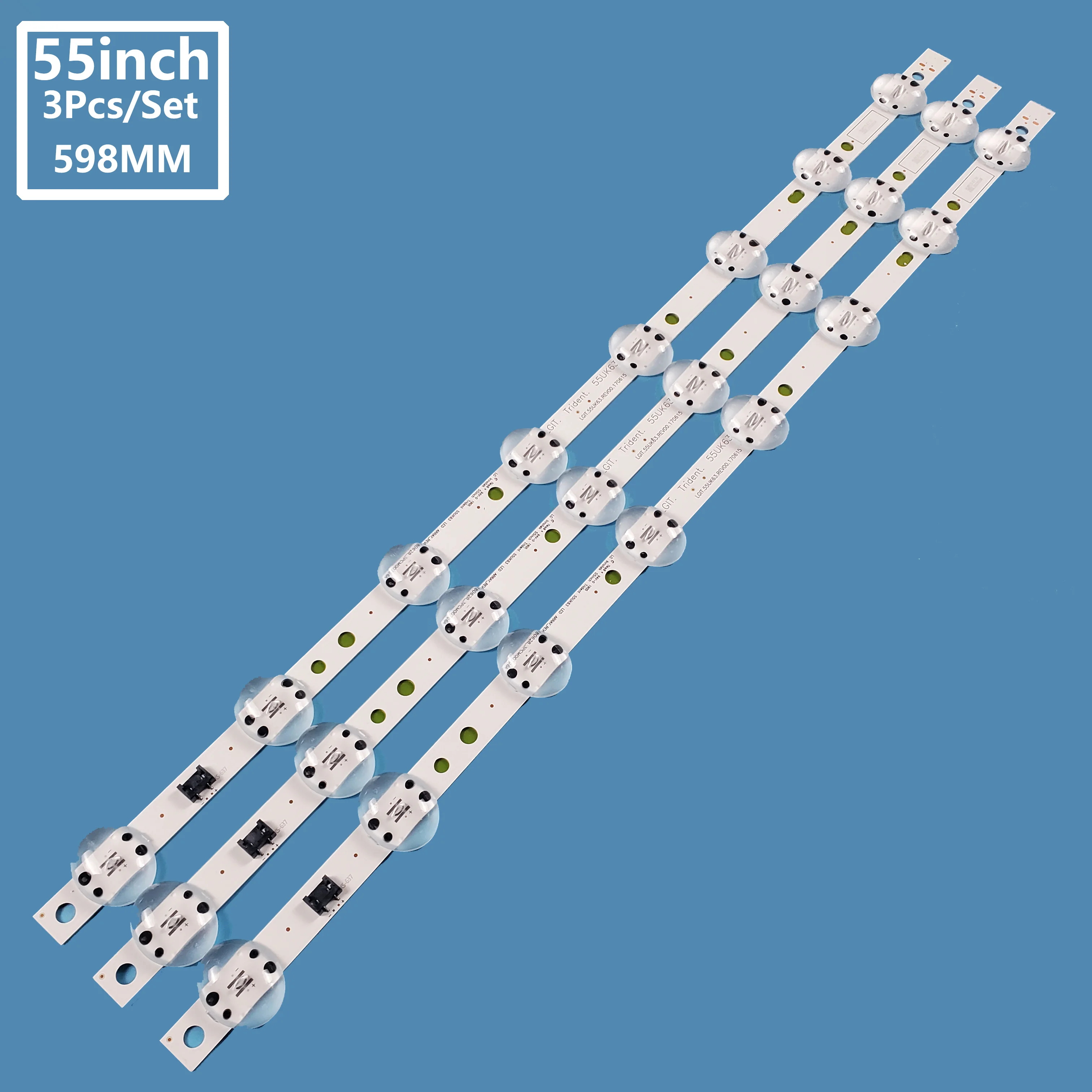 

High Quality Aluminum For LG Light Bar Suitable For New LG 55UK6320P 55UK6200PCA TV light Bar LGIT.55UK63.REV00 8 Lights