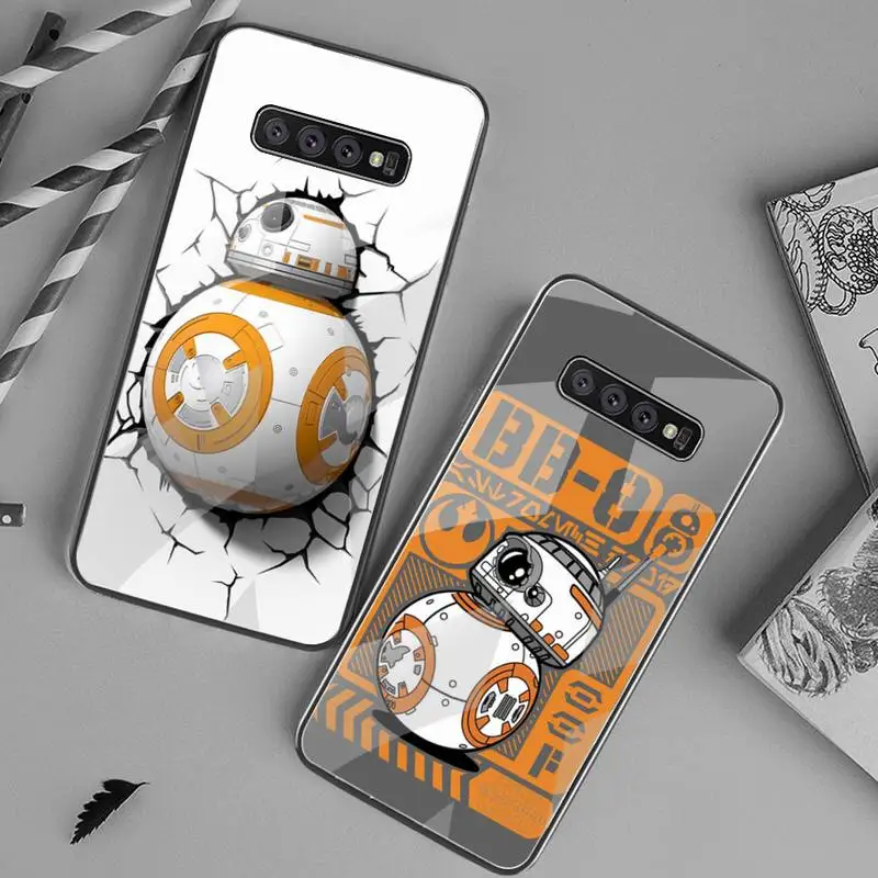

Star Wars Darth Vader Yoda BB8 Phone Case Tempered Glass For Samsung S20 Ultra S7 S8 S9 S10 Note 8 9 10 Pro Plus Cover